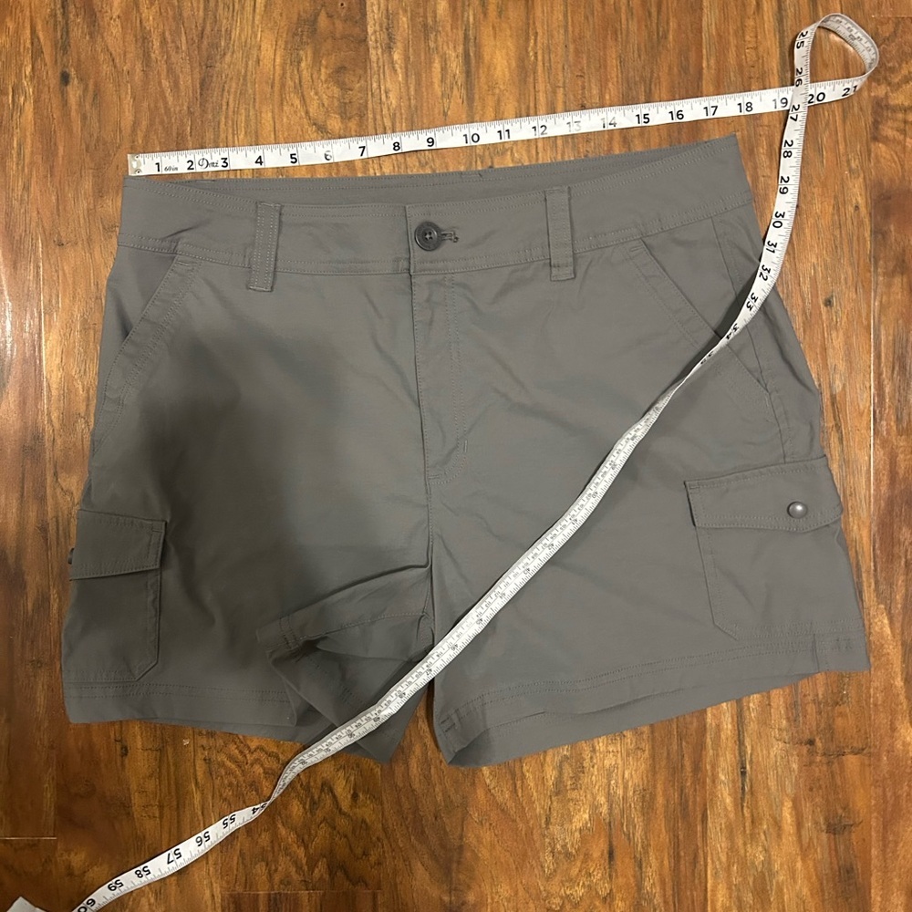 Charcoal Gray Cargo Shorts With Pockets Eddie Bauer Summer Outdoors Camping - Picture 8 of 10